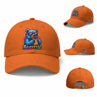Mexican Food Lover Gift Baseball Cap Funny Bearrito