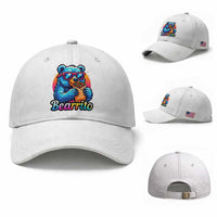 Mexican Food Lover Gift Baseball Cap Funny Bearrito