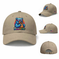 Mexican Food Lover Gift Baseball Cap Funny Bearrito