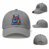 Mexican Food Lover Gift Baseball Cap Funny Bearrito