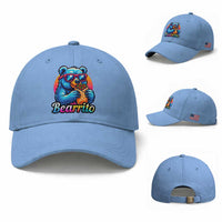 Mexican Food Lover Gift Baseball Cap Funny Bearrito