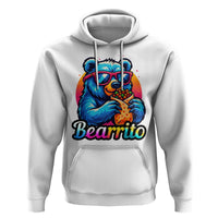 Mexican Food Lover Gift Hoodie Funny Bearrito - Wonder Print Shop