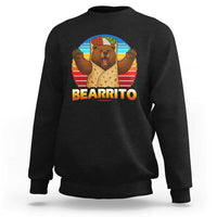 Burrito Lover Gift Sweatshirt Funny Bearrito - Wonder Print Shop