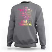 I Am Sexy And I Throw It Sweatshirt Sexy Dart Player Gift - Wonder Print Shop