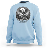 Jersey Devil Playing Dart Sweatshirt Gothic Horror Gift Pine Barrens New Jersey - Wonder Print Shop