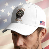 Darts Player Champion Baseball Cap Skull Dartboard Retro Style