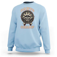 Darts Player Champion Sweatshirt Skull Dartboard Retro Style - Wonder Print Shop