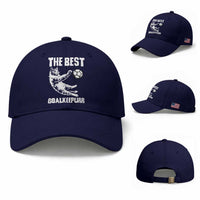 The Best Cat Goalkeeper Baseball Cap Soccer Player Gift
