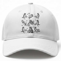 Funny Cat Soccer Player Baseball Cap Gift For Soccer Lovers