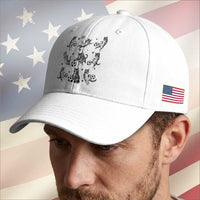 Funny Cat Soccer Player Baseball Cap Gift For Soccer Lovers