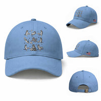 Funny Cat Soccer Player Baseball Cap Gift For Soccer Lovers