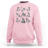 Funny Cat Soccer Player Sweatshirt Gift For Soccer Lovers