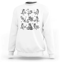 Funny Cat Soccer Player Sweatshirt Gift For Soccer Lovers