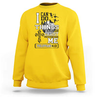 Soccer Christian Gift Sweatshirt I Can Do All Things Through Christ