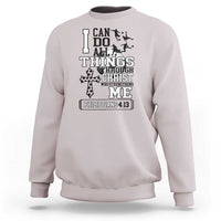 Soccer Christian Gift Sweatshirt I Can Do All Things Through Christ