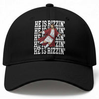 He Is Rizzin Baseball Cap Funny Christian Soccer Lover Gift