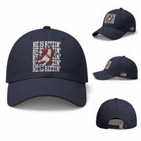 He Is Rizzin Baseball Cap Funny Christian Soccer Lover Gift