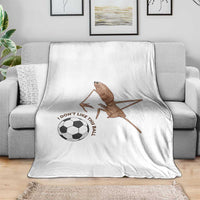 Funny Marcus The Worm Soccer Lover Throw Blanket I Do Not Like This Ball