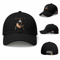 Funny Marcus The Worm Soccer Lover Baseball Cap Just Kickin It