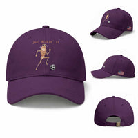 Just Kickin It Baseball Cap Funny Marcus The Worm Soccer Meme