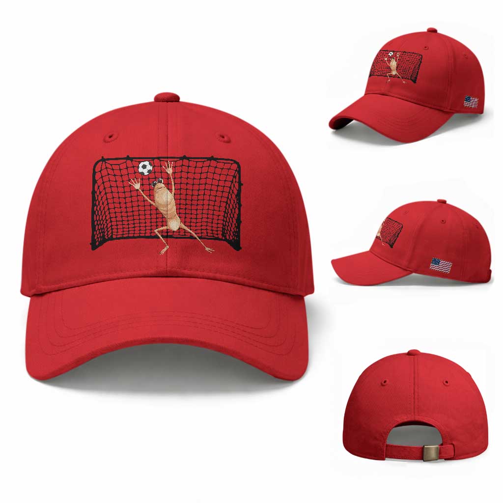Funny Marcus The Worm Soccer Goalkeeper Gift Baseball Cap