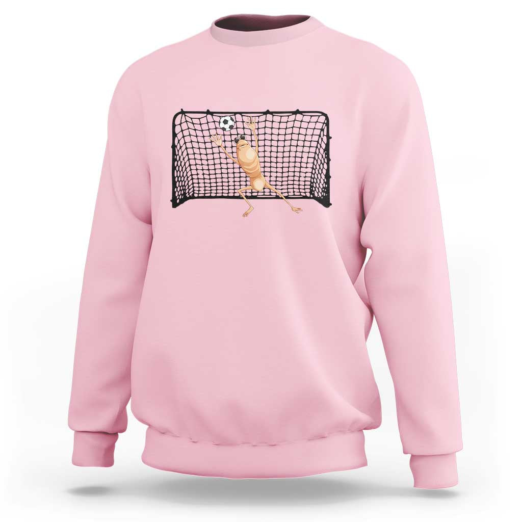 Funny Marcus The Worm Soccer Goalkeeper Gift Sweatshirt