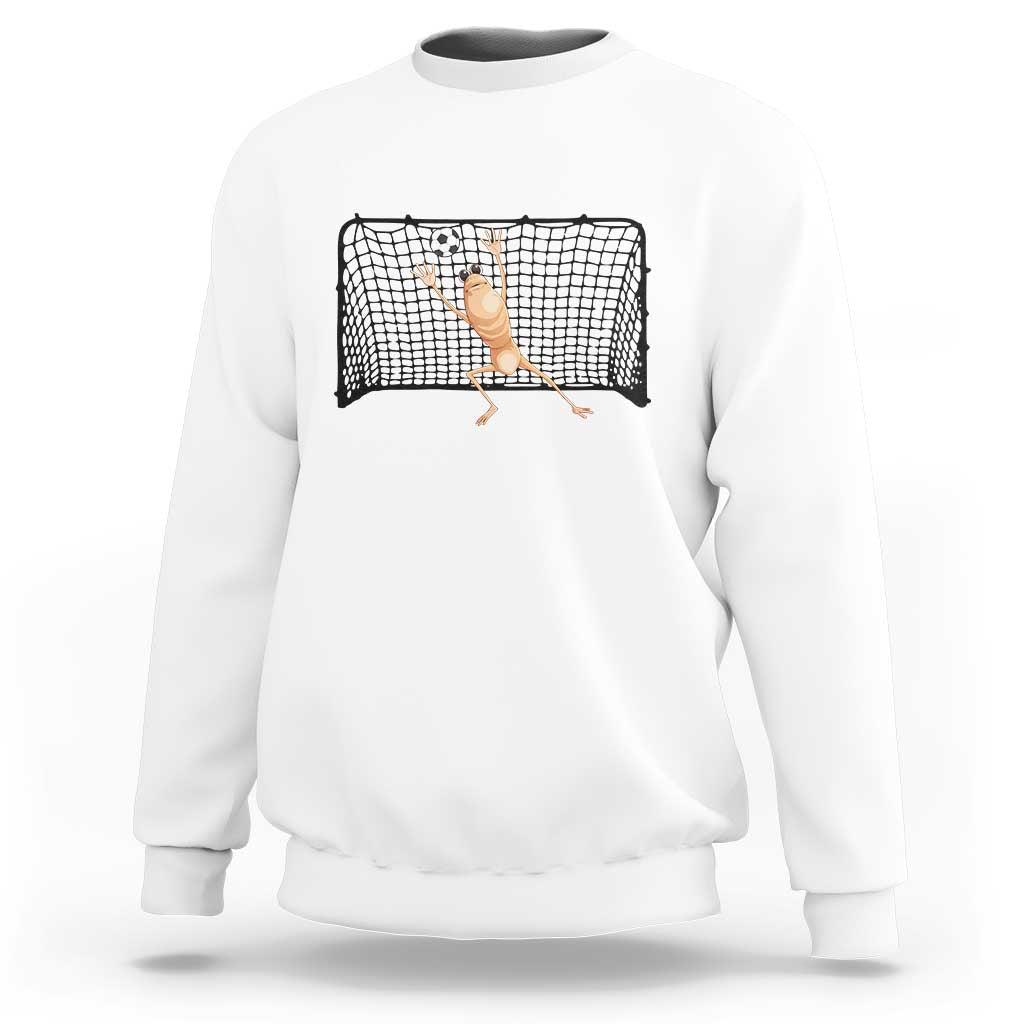 Funny Marcus The Worm Soccer Goalkeeper Gift Sweatshirt