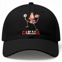 Funny Marcus The Worm Baseball Cap Canadian Pride Soccer Gift