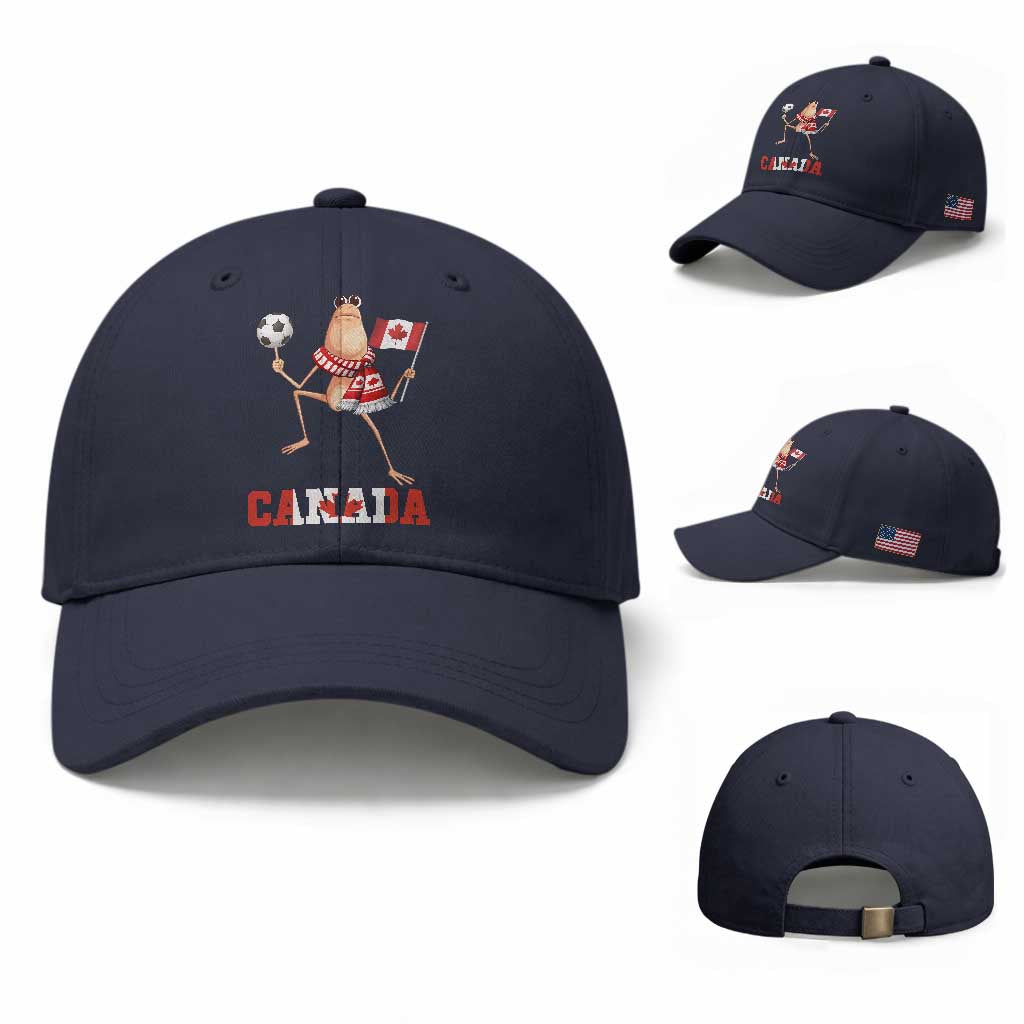 Funny Marcus The Worm Baseball Cap Canadian Pride Soccer Gift