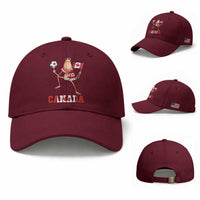 Funny Marcus The Worm Baseball Cap Canadian Pride Soccer Gift