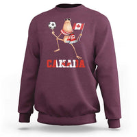 Funny Marcus The Worm Sweatshirt Canadian Pride Soccer Gift