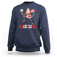 Funny Marcus The Worm Sweatshirt Canadian Pride Soccer Gift