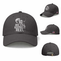 Personalized 60th Birthday Fishing Baseball Cap Custom Number Bday Still Keeping It Reel
