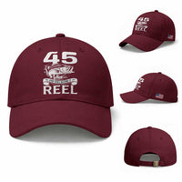 Still Keeping It Reel At 45 Baseball Cap Fisherman Birthday Gift