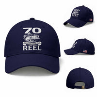 Still Keeping It Reel At 70 Baseball Cap Fisherman Birthday Gift