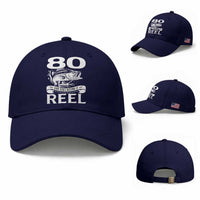 Still Keeping It Reel At 80 Baseball Cap Fisherman Birthday Gift