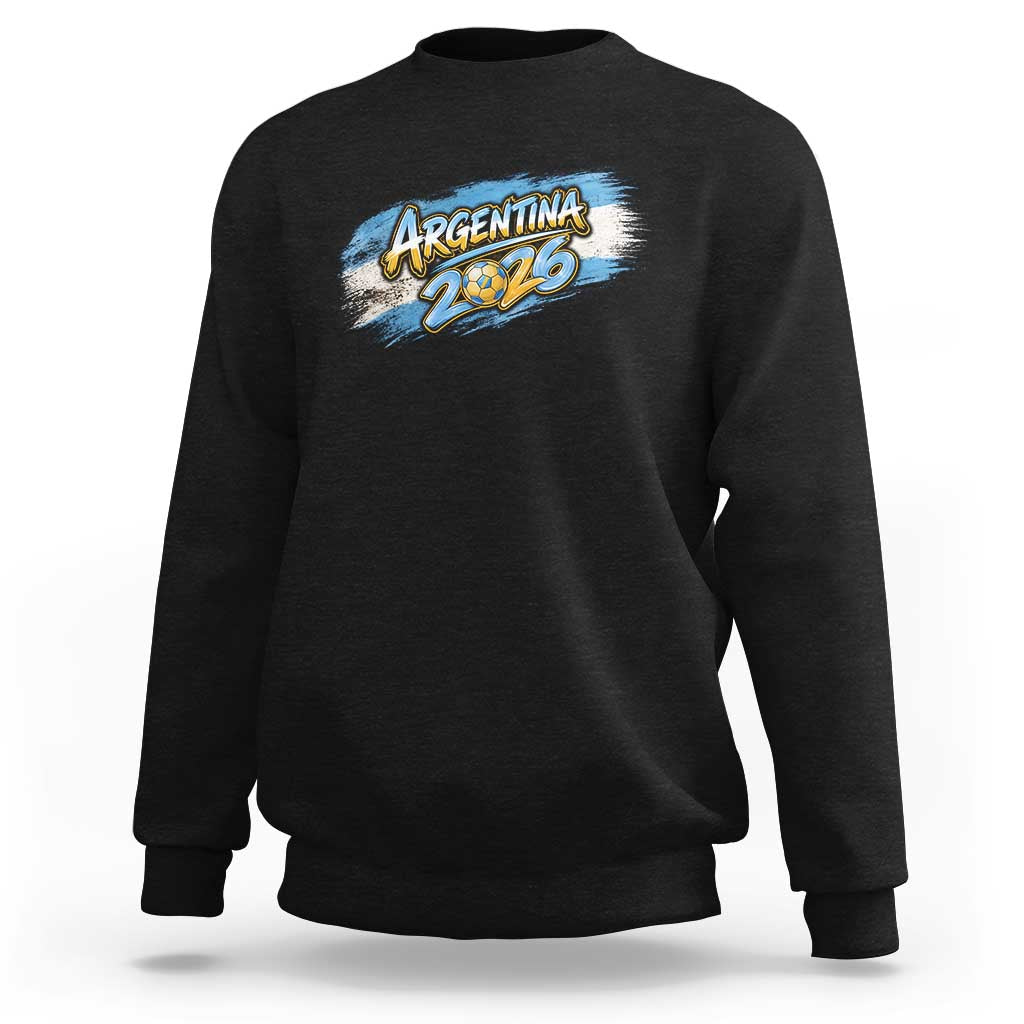 Vintage Argentina Soccer Pride 2026 Graphic Sweatshirt