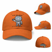 Funny Robot Humor Baseball Cap I May Be Wrong But It Is Highly Unlikely