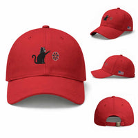 Black Cat Lord Darts Player Baseball Cap Funny Space Scifi Dartist Gift