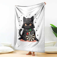 Dark Lord Cat Dartist Gift Throw Blanket Funny Sci Fi Dart Thrower Gift - Wonder Print Shop