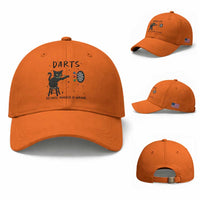 Funny Grumpy Cat Darts Baseball Cap Because Murder Is Wrong