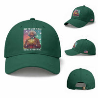 Frederick Douglass Reading And Freedom Baseball Cap African American Heritage