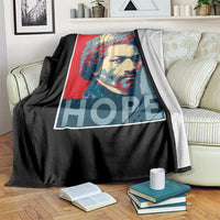 Frederick Douglass Hope Poster Throw Blanket African American Heritage - Wonder Print Shop