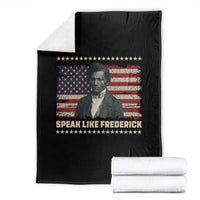Speak Like Frederick Throw Blanket Black History Month Gift - Wonder Print Shop
