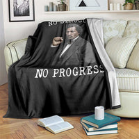 Frederick Douglass Quote Throw Blanket No Struggle No Progress - Wonder Print Shop