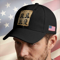 Vintage Black History Heroes Baseball Cap Strong Black Pride