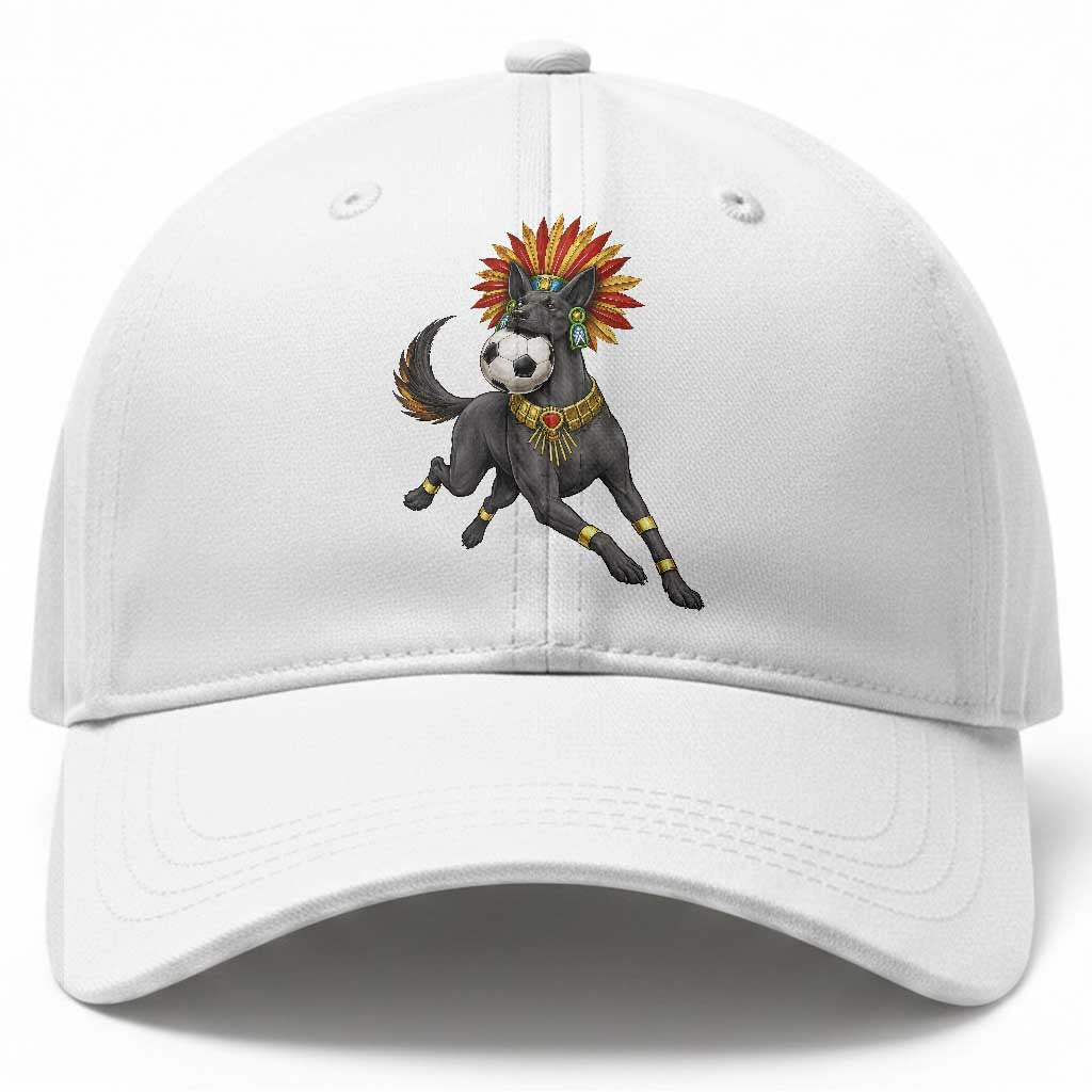 Xolo Dog Soccer Aztec Mexican Fan Gift Baseball Cap