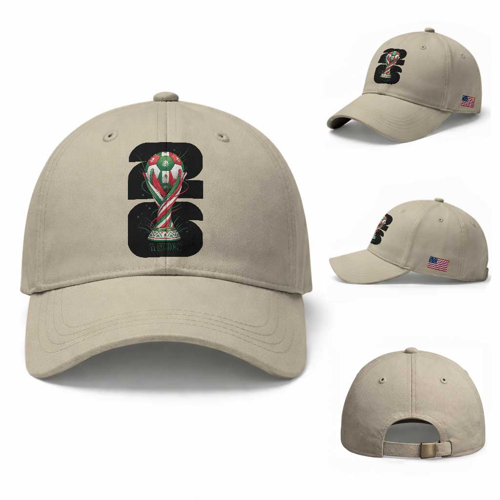 Proud Mexico National Soccer Lover Fan Gift Baseball Cap