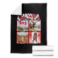 Proud Canada National Soccer Fan 2026 Gift Throw Blanket