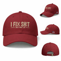 I Fix Shit Thats What I Do Baseball Cap Funny Handyman Gift